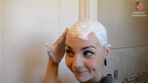 Girl Shaved Her Head Smooth Baldgirl Baldisbeautiful Youtube