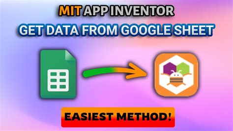 Read Get Data From Google Sheet In Mit App Inventor Google Sheet