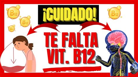 SINTOMAS DE ALARMA DE FALTA DE VITAMINA B12 The 7 WARNING Signs