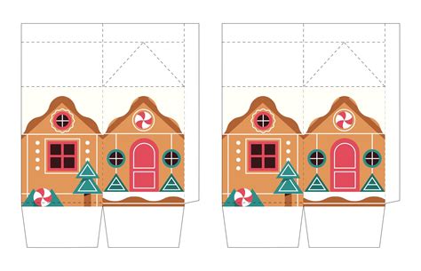 Printable Template For Gingerbread House