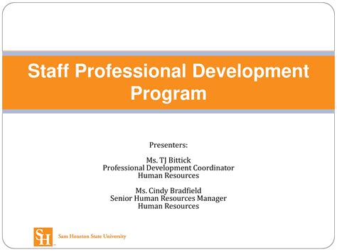 Staff Professional Development Plan Gratis