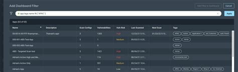 Monitor InsightAppSec Data With Dashboards Cloud Risk Complete