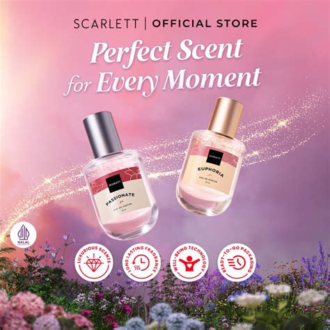 Jual Scarlett Whitening Eau De Parfum Euphoria 30ml Shopee Indonesia