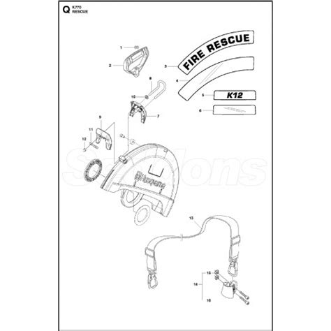 Husqvarna K770 Parts Diagram Seddons Plant