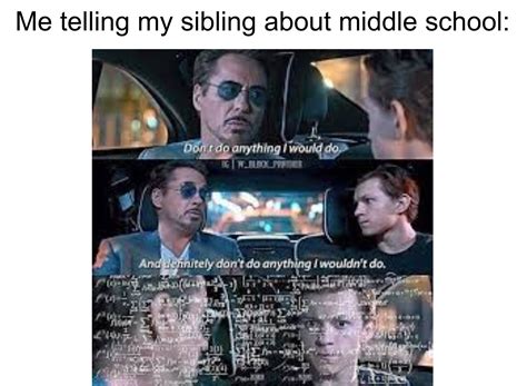 middle school sucks : r/marvelmemes