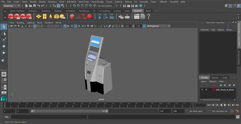 Self Check In Kiosk 3d Model 59 3ds Blend C4d Fbx Max Ma Lxo