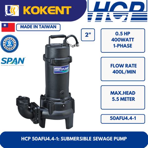 Hcp Submersible Sewage Water Pump 50afu44 1