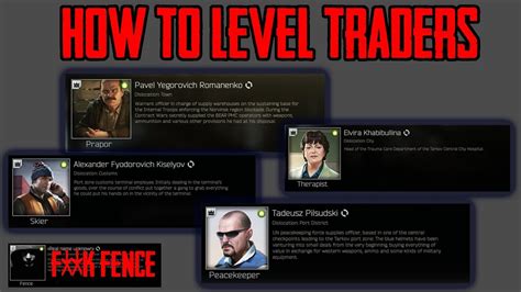 Escape From Tarkov How To Level Traders Youtube