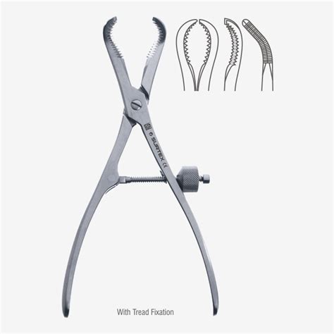 Surtex Bone Holding Forcep Threaded Stability