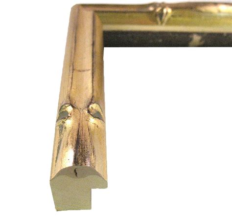 G Light Gold Bamboo Picture Frame Moulding In Lengths Width