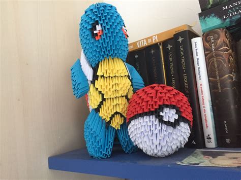 Squirtle Pokemon Origami D D Origami Squirtle Pokemon Characters