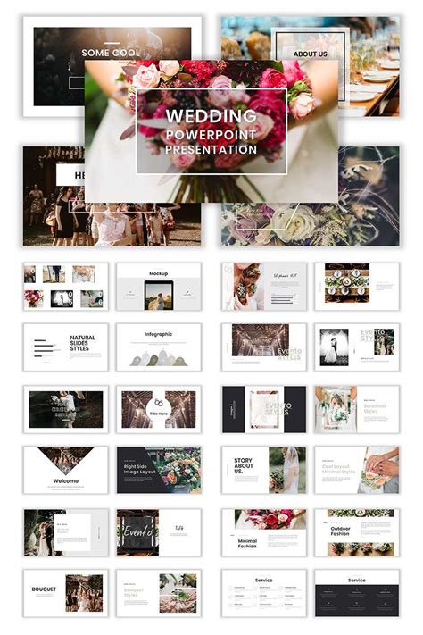 Wedding Album Ppt Templates Templatemonster Within Powerpoint Photo Album Template Great