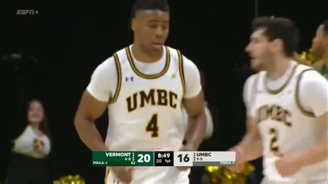 Vermont Vs Umbc Basketball Game Highlights 1 1 2023 Youtube