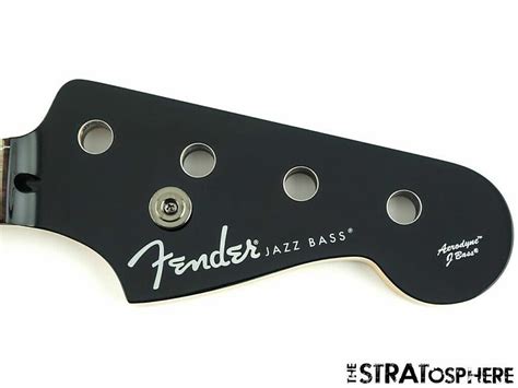 2021 Fender Aerodyne Jazz Bass Neck J Bass Guitar Parts Reverb