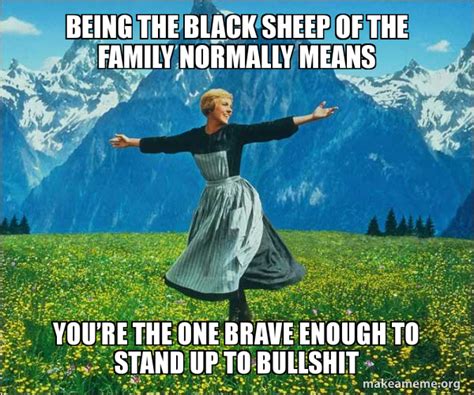 Being the black sheep of the family normally means youâ€™re the one ...