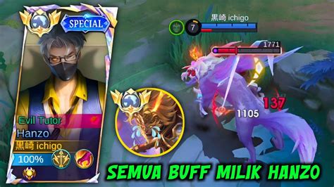 Bikin Hyper Musuh Gak Main Semua Buff Di Curi Hanzo Build Tersakit Hanzo Mobile Legends