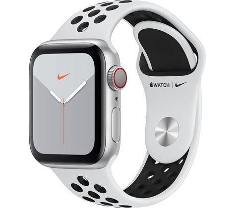 Buy APPLE Watch Series 5 Cellular Silver Aluminium With Platinum