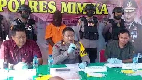 Kali Lakukan Aksi Pencurian Di Timika Za Berhasil Ditangkap Polisi