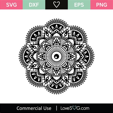 Mandala SVG File For Cricut