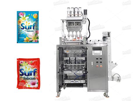 Detergent Powder Four Sides Sealed Sachet Multilane Packing Machine