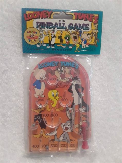 Vintage Looney Tunes Mini Pinball Game Etsy