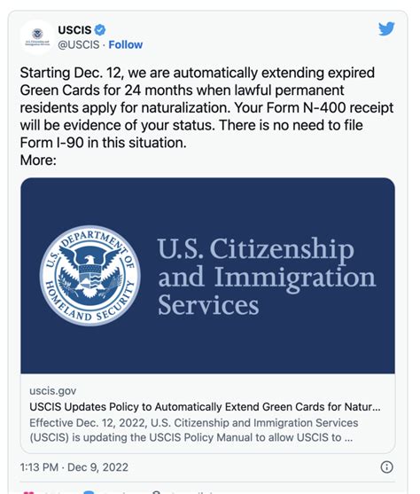 Uscis Extends Green Cards 24 Months For Naturalization Applicants