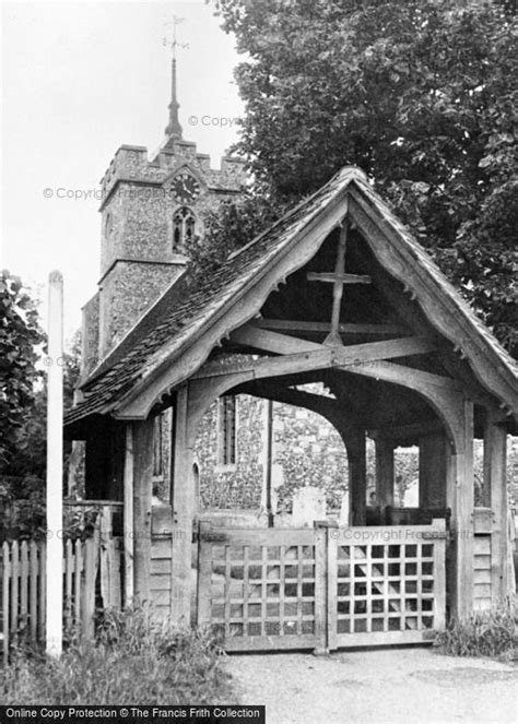 Photo of Roydon, Church And Lych Gate c.1955 - Francis Frith