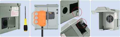 Caja de toma de corriente RV de 30 50 amperios receptáculo NEMA 14 50R