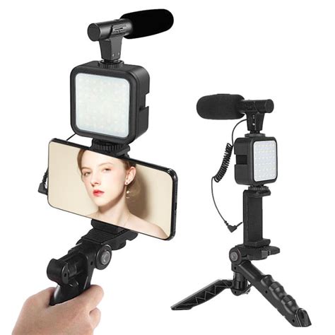 Kphoto Professional Vlogging Video Shooting KITs With Mini Tripod