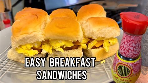 Kings Hawaiian Sweet Rolls And Spam The Best Breakfast Sandwich Youtube