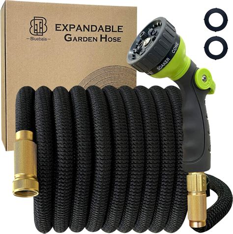 Bluebala Expandable And Flexible Garden Hose Upgraded Water Hose With