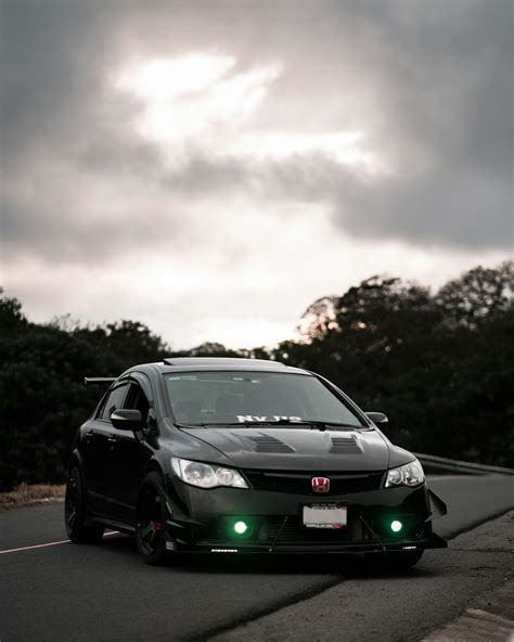 A Black Honda Civic Car · Free Stock Photo