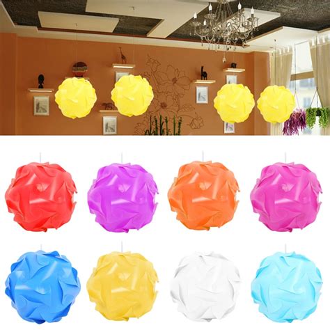 Diy Modern Pendant Ball Lamp Shade Lampshade Puzzle Pendants Colorful