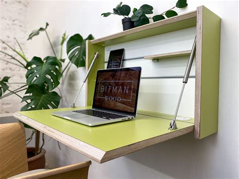 How To Build A Fold Down Wall Desk Diy Murphy Desk Atelier Yuwa Ciao Jp