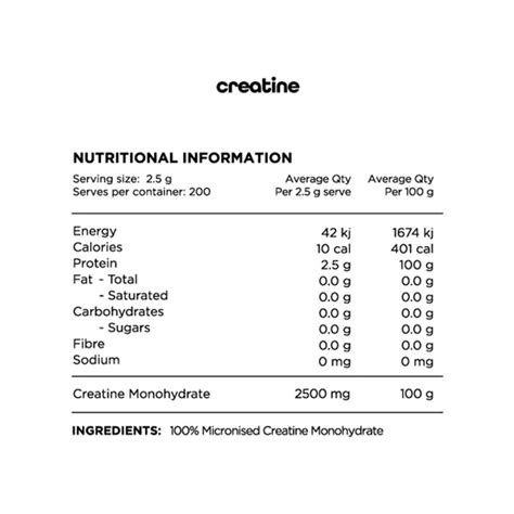 Creatine Monohydrate Switch — Unchained Supplements