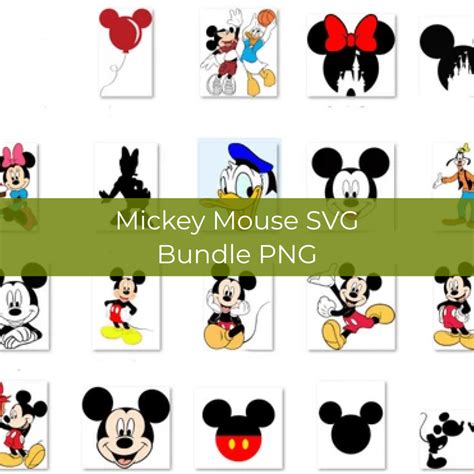 Mickey Mouse Svg Bundle Masterbundles