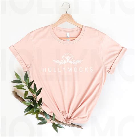 Store Graphics Design Templates Heather Peach Mockup Knotted Shirt