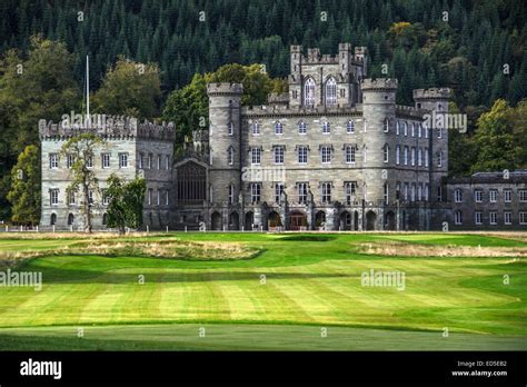 The Stunning Taymouth Castle At Kenmore Scotland At The Mouth Of Loch