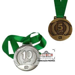 Medalhas Tempo De Casa Medalhas Em Relevo Personalizadas