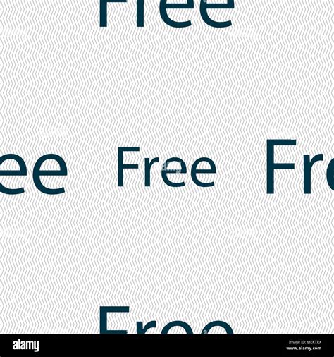 Free Sign Icon Special Offer Symbol Seamless Abstract Background With