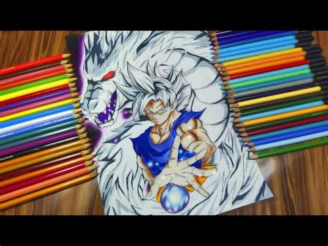 Drawing Goku Ultra Instinct Colored Pencils Dragon Ball Super Art