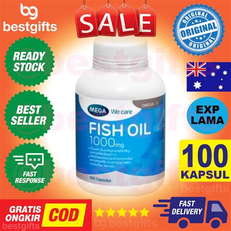 Jual Mega We Care Fish Oil Mg Minyak Ikan Membantu Memelihara