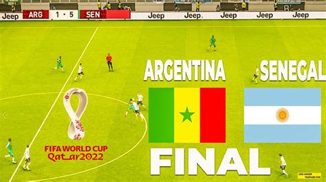 PES ARGENTINA Vs SENEGAL FINAL FIFA World Cup 2022 QATAR Full