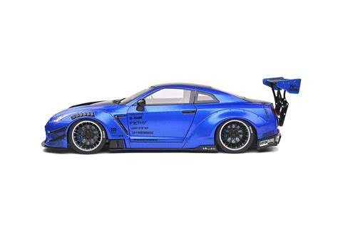 Nissan Gt R R W Liberty Walk Body Kit Metallic Blue