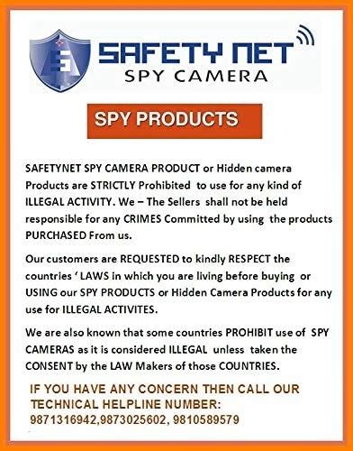 SAFETYNET Spy 4K New Hottest Wifi Air Freshener Camera Night Vision