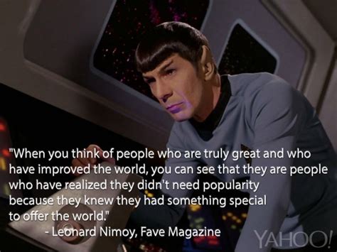 Because Leonard Nimoy Quotes. QuotesGram