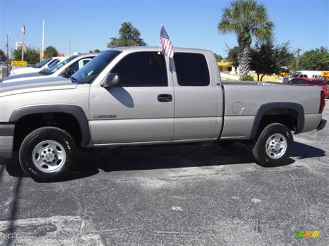 2005 Silver Birch Metallic Chevrolet Silverado 2500hd Work Truck Extended Cab 19010735 Photo 4