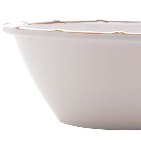 Bowl Melamina Bambu Branco X Cm Bon Gourmet Franc I Presentes