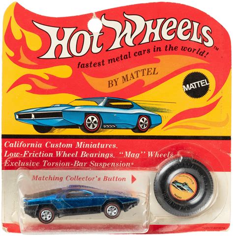 Hake S Hot Wheels Redline Carabo On Card Blue