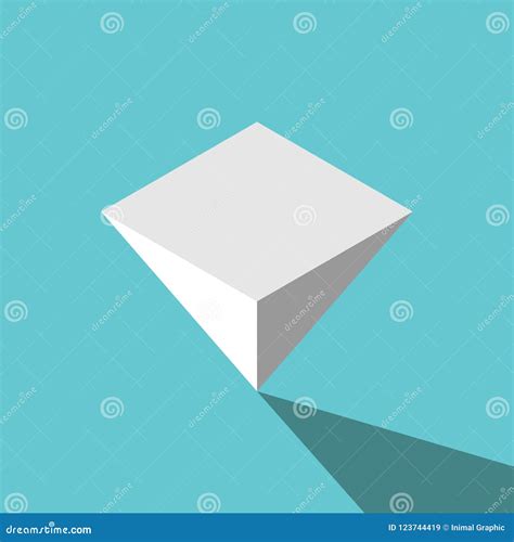 Isometric Pyramid Upside Down Stock Vector Illustration Of Business